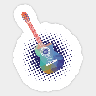 Acoustic Guitar Sticker